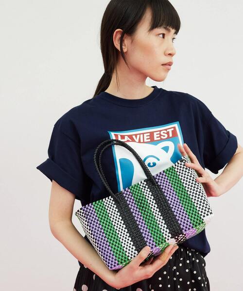 FRAPBOIS（フラボア）の「メルカドバッグ 中 パープル（かごバッグ・レディース・パープル系その他・FREE）」の11枚目の写真