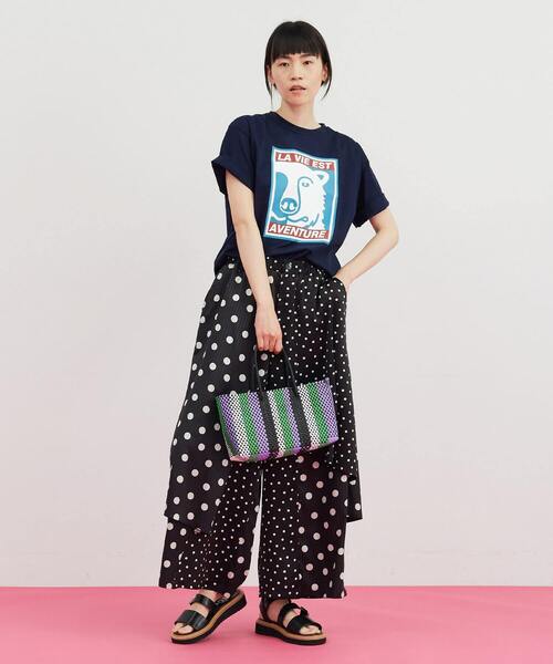 FRAPBOIS（フラボア）の「メルカドバッグ 中 パープル（かごバッグ・レディース・パープル系その他・FREE）」の13枚目の写真