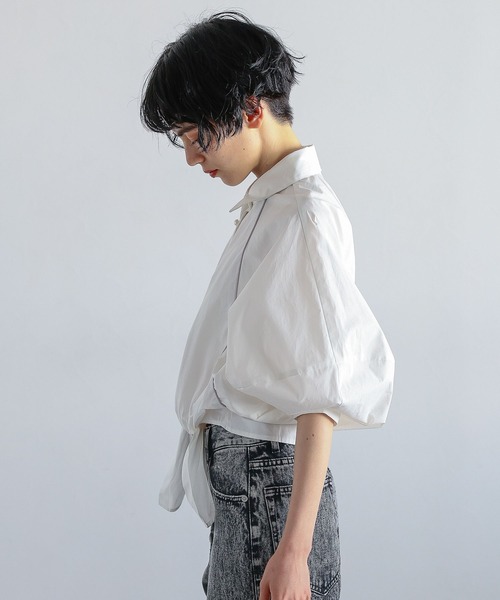 PAGEBOY（ページボーイ）の「デザインヘムブラウス（シャツ/ブラウス・レディース・チェック/オフホワイト・FREE）」の10枚目の写真