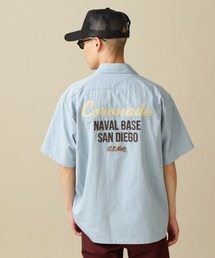 AVIREX | SHORTSLEEVE WORK SHIRT U.S.N. / ワークシャツ U.S.N. / AVIREX / アヴィレックス(シャツ/ブラウス)