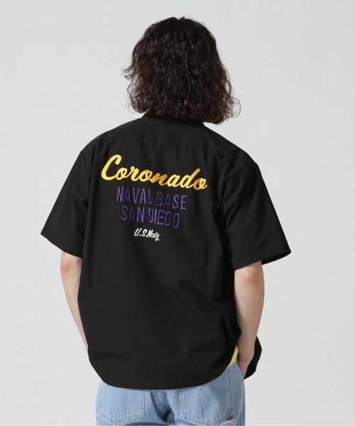 AVIREX（アヴィレックス）の「SHORTSLEEVE WORK SHIRT U.S.N. / ワークシャツ U.S.N. / AVIREX / アヴィレックス（シャツ/ブラウス・メンズ・アイボリー/ブラウン/ブラック/その他18・XL/L/2XL/M）」の5枚目の写真