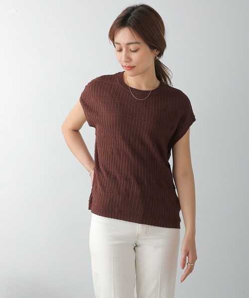 Bou Jeloud（ブージュルード）の「フレンチコンパクトプルオーバー（Tシャツ/カットソー・レディース・ブラック/グリーン/A/ブラウン・FREE）」の12枚目の写真