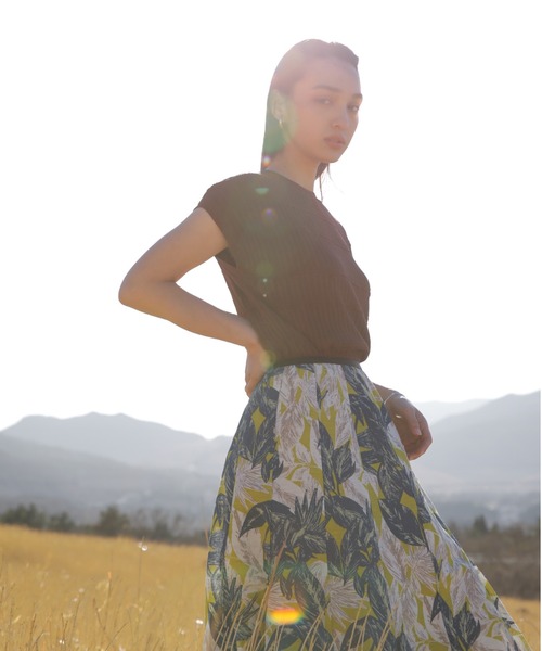 Bou Jeloud（ブージュルード）の「フレンチコンパクトプルオーバー（Tシャツ/カットソー・レディース・ブラック/グリーン/A/ブラウン・FREE）」の6枚目の写真