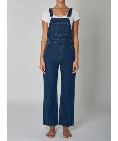 ROLLA'S(ローラス)の「DUSTERS BOOTCUT CROP(つなぎ/オールインワン・レディース・インディゴブルー・26)」の1枚目の写真