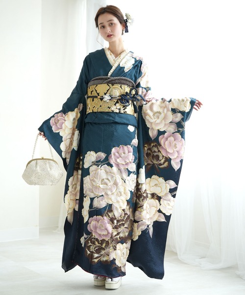 振袖2点セット 正絹着物＋袋帯