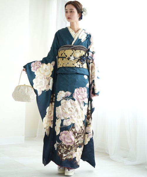 振袖2点セット 正絹着物＋袋帯