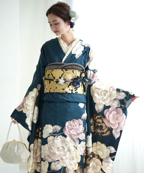 振袖2点セット 正絹着物＋袋帯