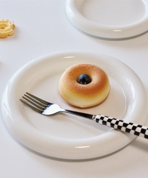 バイカラーぷっくりラウンドプレート（食器）｜Made in I（メイドイン