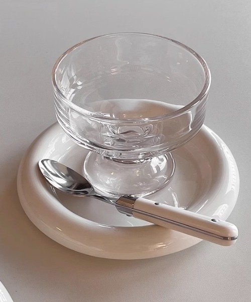 Made in I(メイドインアイ)の「バイカラーぷっくりラウンドプレート(食器・レディース・ピンク/グレー/ブラック/ホワイト/イエロー・FREE)」の19枚目の写真