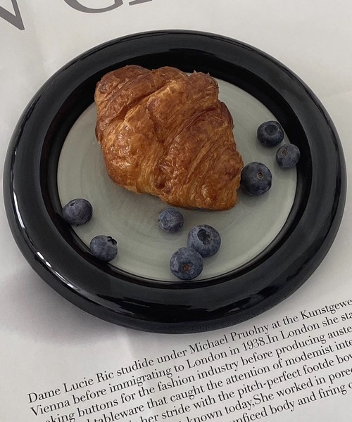 バイカラーぷっくりラウンドプレート（食器）｜Made in I（メイドイン