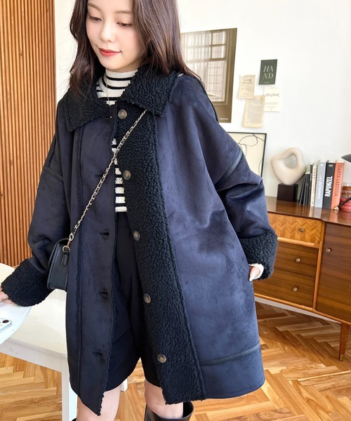 FLOWER8723様冬物セール⭐ムートンコート downy mouton coat～ﾀﾞｳﾆｰﾑｰﾄﾝｺｰﾄ | flower／フラワー公式通販