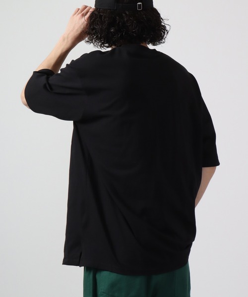 RE730（アールイーセブンサーティー）の「RE730 なみおくんプリント ルーズ半袖Tシャツ（Tシャツ/カットソー・メンズ・ホワイト系その他/ブラック系その他/ブラック・XL/L/M）」の13枚目の写真