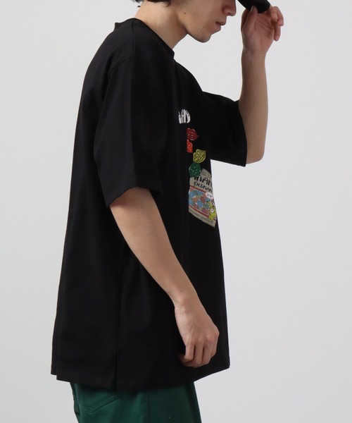 RE730（アールイーセブンサーティー）の「RE730 なみおくんプリント ルーズ半袖Tシャツ（Tシャツ/カットソー・メンズ・ホワイト系その他/ブラック系その他/ブラック・XL/L/M）」の12枚目の写真