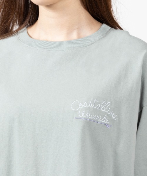 Mac-House(マックハウス)の「UNDERWRAPS アンダーラップス ラウンドヘムビッグシルエットTシャツ(Tシャツ/カットソー・レディース・ピンク/ミント/ホワイト・フリー)」の8枚目の写真