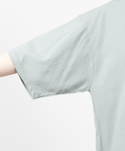 Mac-House(マックハウス)の「UNDERWRAPS アンダーラップス ラウンドヘムビッグシルエットTシャツ(Tシャツ/カットソー・レディース・ピンク/ミント/ホワイト・フリー)」の10枚目の写真