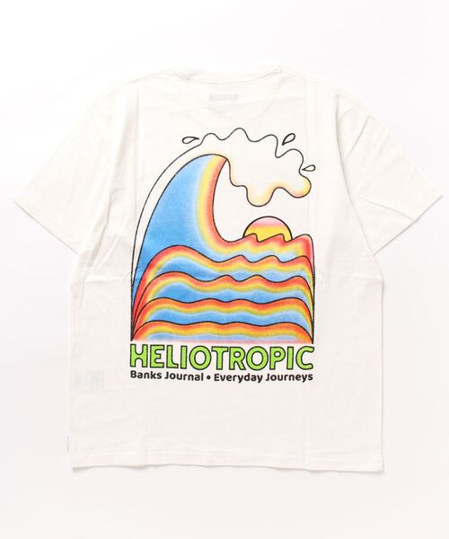 BANKS（バンクス）の「DESIGN TEE/BANKS(バンクス)半袖バックプリントTシャツ（Tシャツ/カットソー・メンズ・オフホワイト/ブラック・MEDIUM/LARGE/SMALL/X-LARGE）」の4枚目の写真