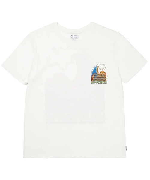 BANKS（バンクス）の「DESIGN TEE/BANKS(バンクス)半袖バックプリントTシャツ（Tシャツ/カットソー・メンズ・オフホワイト/ブラック・MEDIUM/LARGE/SMALL/X-LARGE）」の3枚目の写真