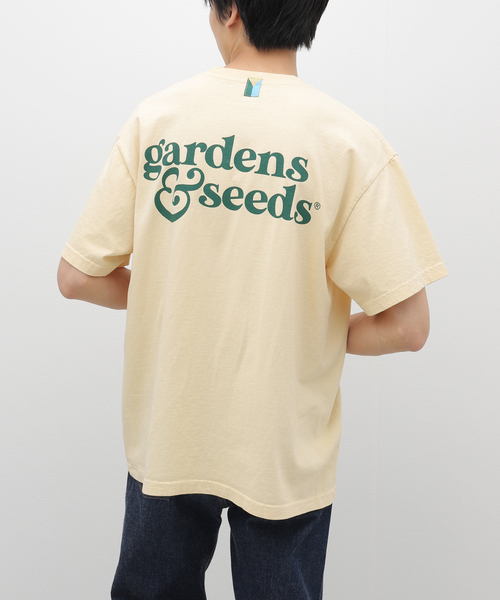 WISM（ウィズム）の「【GARDENS＆SEEDS / ガーデンズアンドシーズ】WISM 別注 S/S TEE（Tシャツ/カットソー・メンズ・ブラック/ベージュ・MEDIUM/LARGE/X-LARGE）」の13枚目の写真
