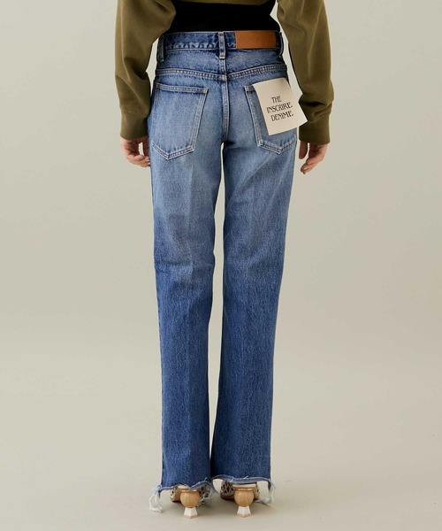 INSCRIRE(アンスクリア)の「【INSCRIRE/アンスクリア】002Flare Denim/フレアーデニム(デニムパンツ・レディース・ブルー・X-SMALL)」の5枚目の写真