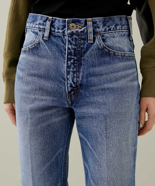 INSCRIRE(アンスクリア)の「【INSCRIRE/アンスクリア】002Flare Denim/フレアーデニム(デニムパンツ・レディース・ブルー・X-SMALL)」の3枚目の写真