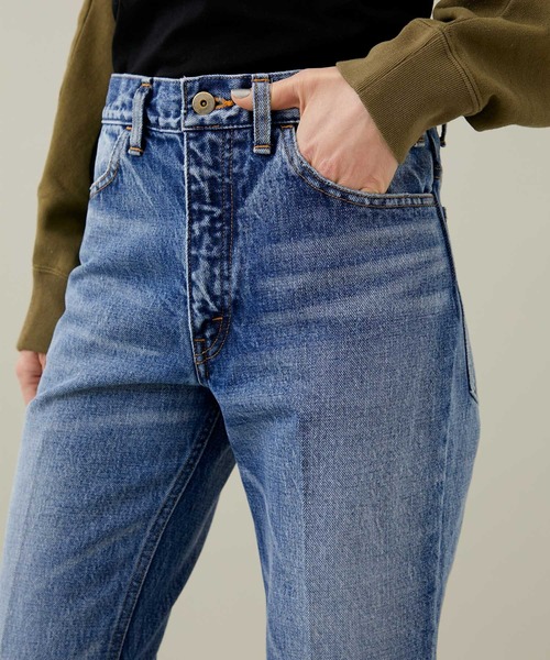 INSCRIRE(アンスクリア)の「【INSCRIRE/アンスクリア】002Flare Denim/フレアーデニム(デニムパンツ・レディース・ブルー・X-SMALL)」の10枚目の写真