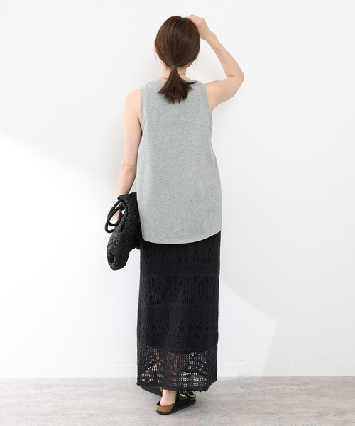 IENA - ★IENA★イエナ★トップス★カットソー★ノースリーブ★ IENA（イエナ）の「TRAPAZEノースリーブTシャツ（Tシャツ