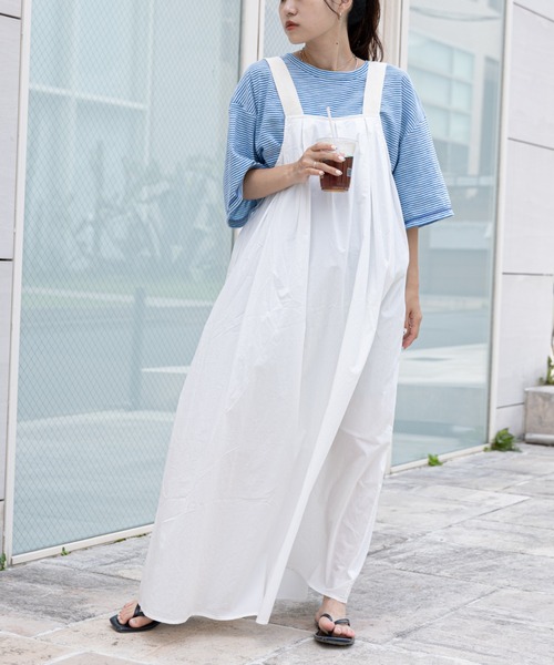 CIAOPANIC TYPY(チャオパニックティピー)の「シアーボーダー配色ステッチ半袖TEE(Tシャツ/カットソー・レディース・チャコールグレー/スカイブルー/アイボリー・ONE SIZE)」の13枚目の写真