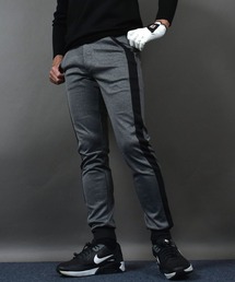 COMON GOLF（コモンゴルフ）の「ポンチ ストレッチ ジャージ素材 ライン入り ゴルフウェア ジョガーパンツ（スウェットパンツ）」