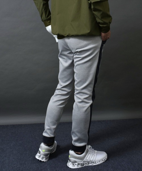 COMON GOLF(コモンゴルフ)の「ポンチ ストレッチ ジャージ素材 ライン入り ゴルフウェア ジョガーパンツ(スウェットパンツ・メンズ・杢グレー/ネイビー/グレー系2/チャコールグレー・M/L/XL/XXL/XXXL)」の14枚目の写真