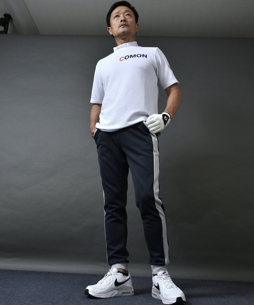 COMON GOLF(コモンゴルフ)の「ポンチ ストレッチ ジャージ素材 ライン入り ゴルフウェア ジョガーパンツ(スウェットパンツ・メンズ・杢グレー/ネイビー/グレー系2/チャコールグレー・M/L/XL/XXL/XXXL)」の16枚目の写真