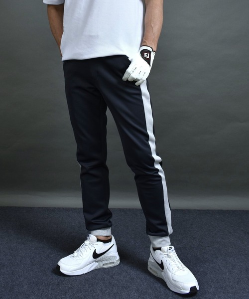 COMON GOLF(コモンゴルフ)の「ポンチ ストレッチ ジャージ素材 ライン入り ゴルフウェア ジョガーパンツ(スウェットパンツ・メンズ・杢グレー/ネイビー/グレー系2/チャコールグレー・M/L/XL/XXL/XXXL)」の22枚目の写真