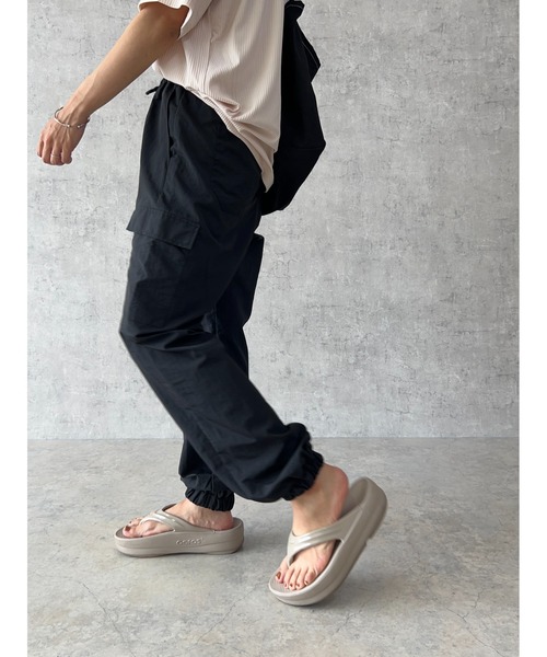 owndaily(オンデイリー)の「カーゴジョガーパンツ(カーゴパンツ・レディース・カーキ/ブラック・FREE)」の13枚目の写真