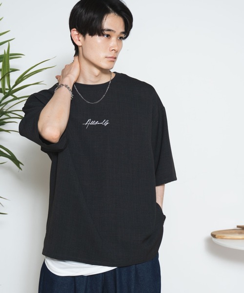 WEGO（ウィゴー）の「WEGO/アンサンブル アクセ付きプルオーバーシャツ（アンサンブル・メンズ・スミクロ/ベージュ・LARGE/MEDIUM）」の2枚目の写真