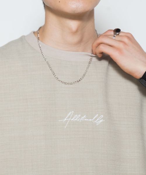 WEGO（ウィゴー）の「WEGO/アンサンブル アクセ付きプルオーバーシャツ（アンサンブル・メンズ・スミクロ/ベージュ・LARGE/MEDIUM）」の7枚目の写真