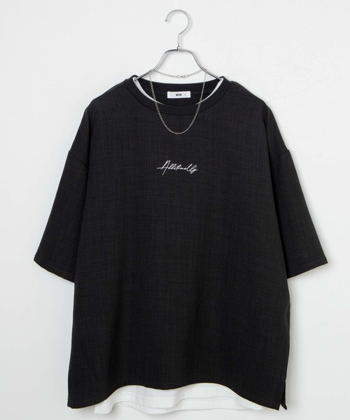 WEGO（ウィゴー）の「WEGO/アンサンブル アクセ付きプルオーバーシャツ（アンサンブル・メンズ・スミクロ/ベージュ・LARGE/MEDIUM）」の15枚目の写真