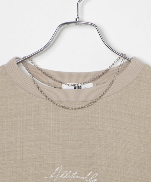 WEGO（ウィゴー）の「WEGO/アンサンブル アクセ付きプルオーバーシャツ（アンサンブル・メンズ・スミクロ/ベージュ・LARGE/MEDIUM）」の20枚目の写真