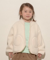 b・ROOM | 【万能アウター】ボアジップジャケット(ブルゾン)