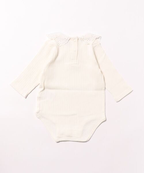 petit main(プティマイン)の「レース襟付きロンパース(ロンパース・キッズ・アイボリー/ブラック/ライトピンク・70cm/80cm)」の11枚目の写真