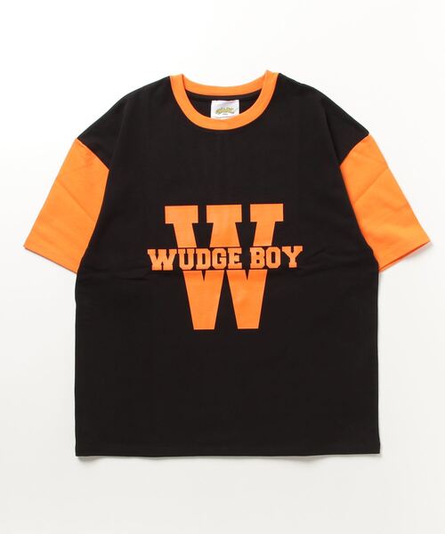 WudgeBoy（ワッジボーイ）の「W coloring TEE（Tシャツ/カットソー・レディース・オレンジ/エンジ/グレー/ブラック/ネイビー/オフホワイト・MEDIUM/LARGE）」の8枚目の写真