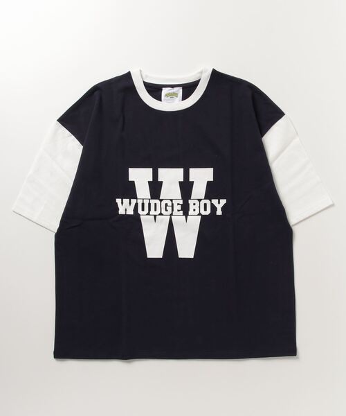 WudgeBoy（ワッジボーイ）の「W coloring TEE（Tシャツ/カットソー・レディース・オレンジ/エンジ/グレー/ブラック/ネイビー/オフホワイト・MEDIUM/LARGE）」の10枚目の写真