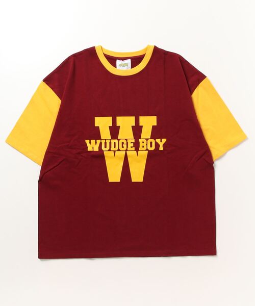 WudgeBoy（ワッジボーイ）の「W coloring TEE（Tシャツ/カットソー・レディース・オレンジ/エンジ/グレー/ブラック/ネイビー/オフホワイト・MEDIUM/LARGE）」の11枚目の写真