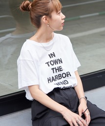 COLONY 2139 | 20/USA天竺プリント裾スリットTシャツ(Tシャツ/カットソー)