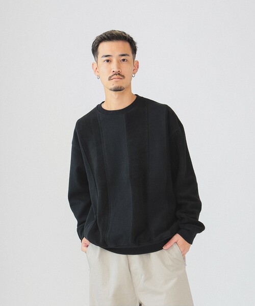BEAMS(ビームス)の「BEAMS / 2 in 1 スウェット(スウェット・メンズ・ブラック/グレー/ブルー・S/M/L/XL)」の5枚目の写真