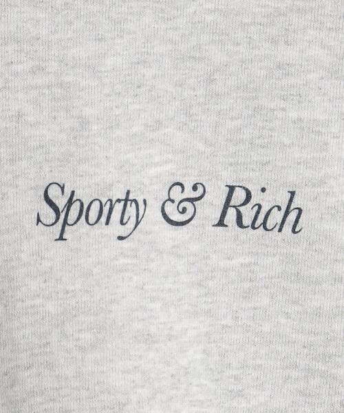 SPORTY&RICH（スポーティアンドリッチ）の「＜Sporty&Rich＞ HWCNY HOODIE/パーカー（パーカー・メンズ・グレー・M/L/XL）」の5枚目の写真