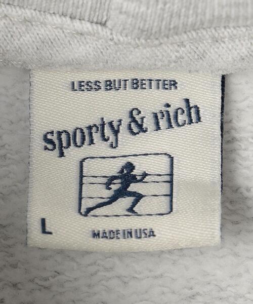 SPORTY&RICH（スポーティアンドリッチ）の「＜Sporty&Rich＞ HWCNY HOODIE/パーカー（パーカー・メンズ・グレー・M/L/XL）」の9枚目の写真