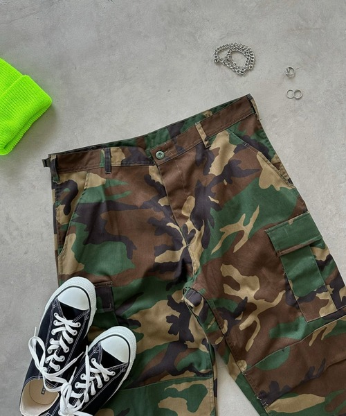 ROTHCO ロスコ カモフラージュ BDU ワイドカーゴパンツ ROTHCO ロスコ カモフラージュ BDU ワイドカーゴパンツ メンズ