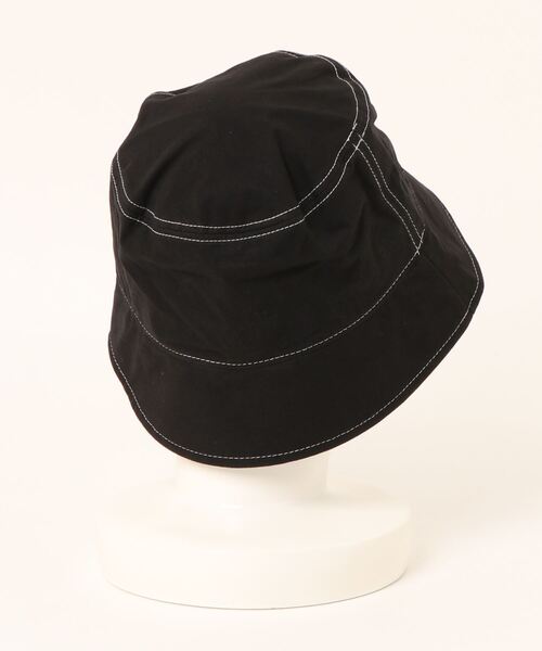 Three Four Time（ｽﾘｰﾌｫｰﾀｲﾑ）の「ステッチロゴバケットHAT（ハット・レディース・グレー/ブラック/ベージュ・FREE）」の8枚目の写真