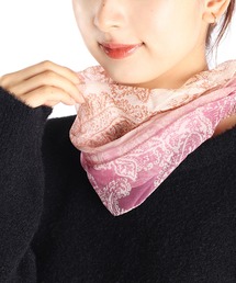 KINUWA（キヌワ）の「日本製　KINUWA 横浜シルク　リングスカーフ（バンダナ/スカーフ）」