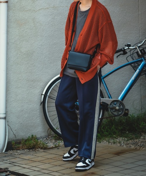 NULL(ヌル)の「【NULL】テープ使い ライン トラックパンツ(その他パンツ・メンズ・バーガンディー/ネイビー/ブラック・MEDIUM/LARGE)」の8枚目の写真