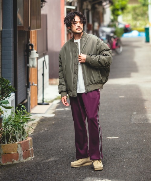 NULL(ヌル)の「【NULL】テープ使い ライン トラックパンツ(その他パンツ・メンズ・バーガンディー/ネイビー/ブラック・MEDIUM/LARGE)」の15枚目の写真